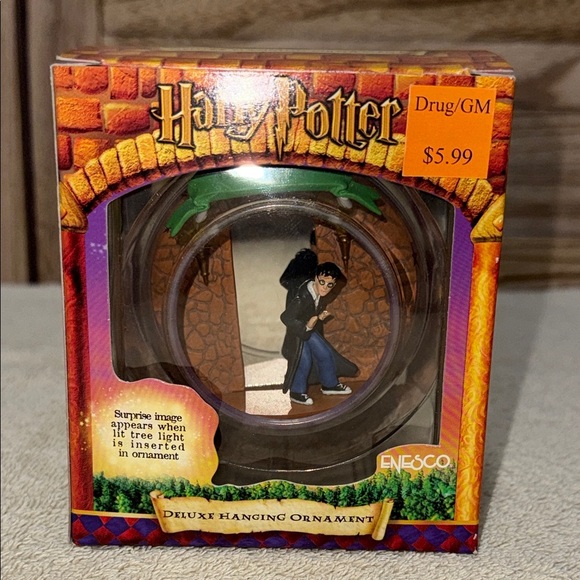 Enesco Other - Enesco Ornament Harry Potter Deluxe Hanging Mirror Vintage 2000 Rare New In Box